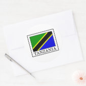 Sticker Rond Tanzanie (Enveloppe)