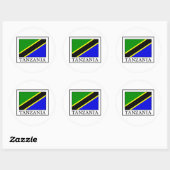 Sticker Rond Tanzanie (Feuille)