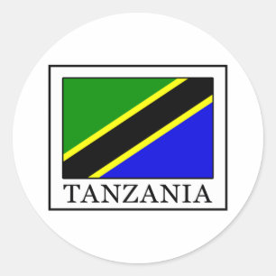 Sticker Rond Tanzanie