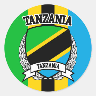Sticker Rond Tanzanie