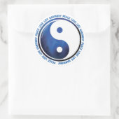 Sticker Rond Taoism Ying Yang (Sac)