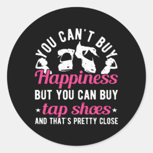 Sticker Rond Tap Dance Hapess Tap Chaussures Tap Dancer