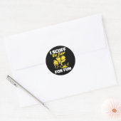 Sticker Rond Tap Dancing I Scuff Floor For Fun Tap Dancer T (Enveloppe)