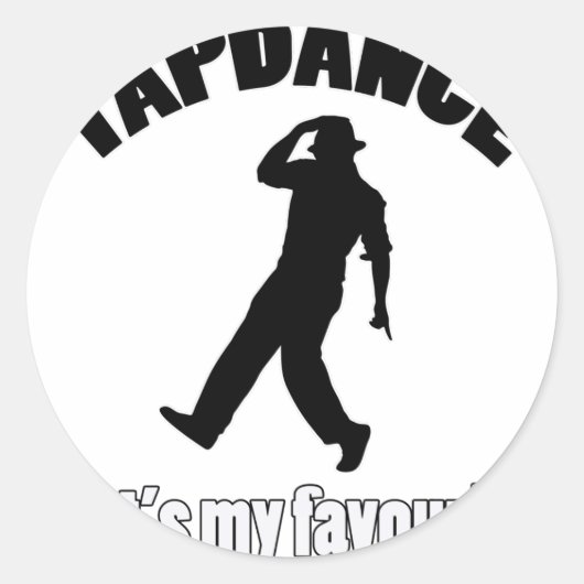 Sticker Rond tapdance (Devant)