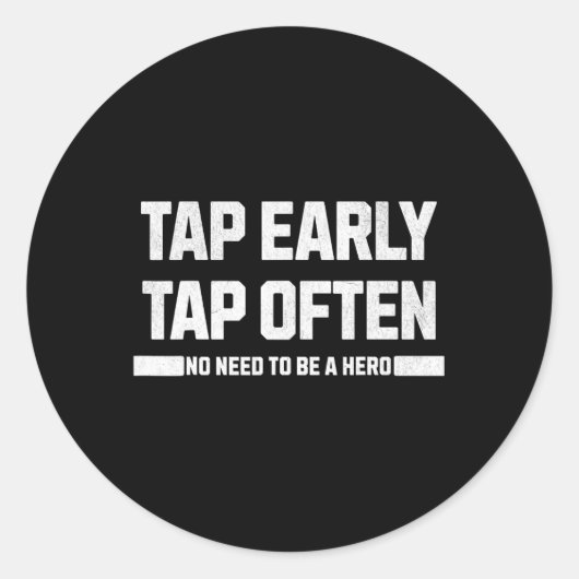 Sticker Rond Taper au début (Devant)