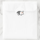 Sticker Rond Tapir (Sac)
