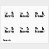 Sticker Rond Tapis (Feuille)
