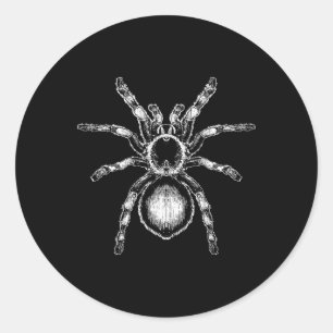 Sticker Rond Tarantula énorme araignée Phobia Costume d'Hallowe