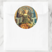 Sticker Rond TAROTS DE RENAISSANCE ANTIQUE 14 TEMPERANCE Parche (Sac)