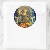 Sticker Rond TAROTS DE RENAISSANCE ANTIQUE 14 TEMPERANCE Parche (Sac)