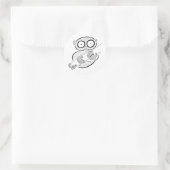 Sticker Rond Tarsier (Sac)