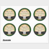 Sticker Rond Tartan irlandais Celtic Claddagh Lucky en Mariage  (Feuille)