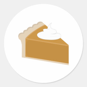 Sticker Rond Tarte à la pomme
