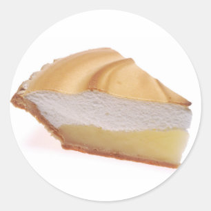 Sticker Rond Tarte au citron meringue