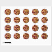 Sticker Rond Tarte aux cerises (Feuille)