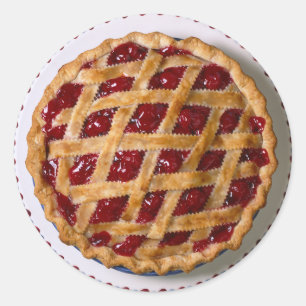 Sticker Rond Tarte aux cerises