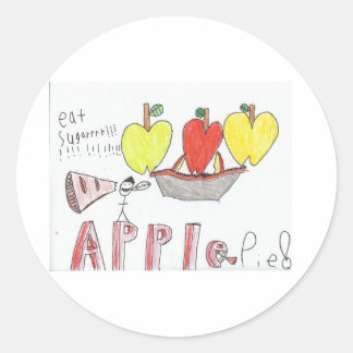 Sticker Rond tarte aux pommes
