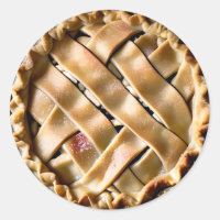 Tarte aux pommes avec une croûte fantaisie