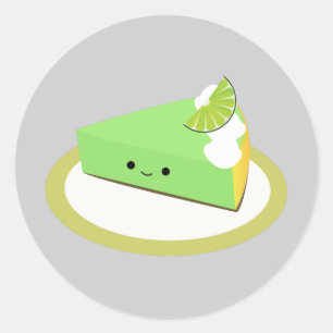 Sticker Rond Tarte mignon de chaux principale