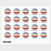 Sticker Rond Tartes maison (Feuille)