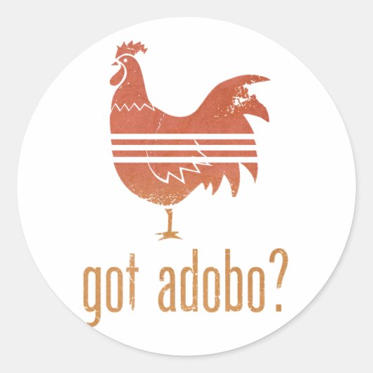 Sticker Rond T'as Adobo ? (Devant)