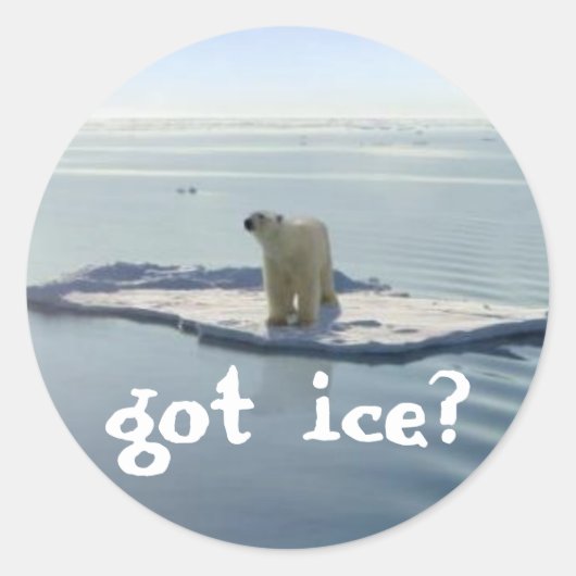 STICKER ROND T'AS DE LA GLACE ? (Devant)