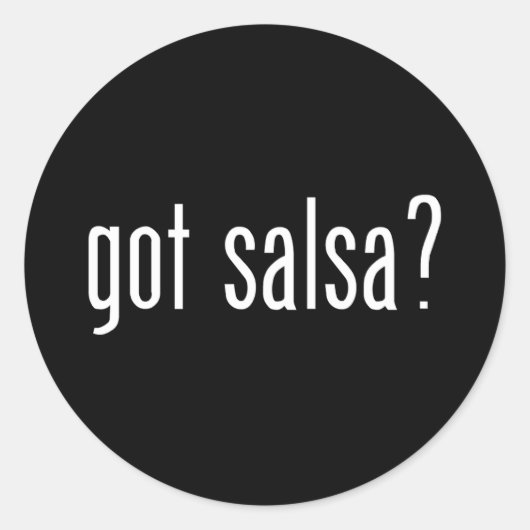 Sticker Rond T'as de la salsa ? (Devant)