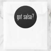 Sticker Rond T'as de la salsa ? (Sac)