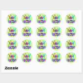 STICKER ROND T'AS DE L'ESPRIT ? (Feuille)