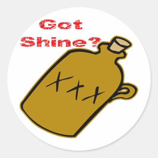 Sticker Rond T'As Shine ? (Devant)