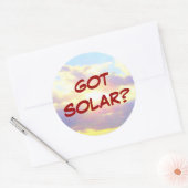 STICKER ROND T'AS SOLAR ? (Enveloppe)