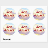 STICKER ROND T'AS SOLAR ? (Feuille)