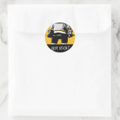 Sticker Rond T'as un bâton ? (Sac)
