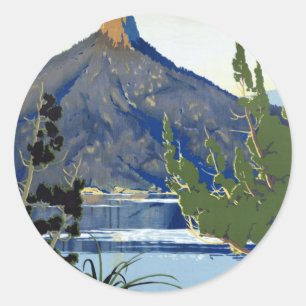 Sticker Rond Tasmanie ~ Suisse du Sud