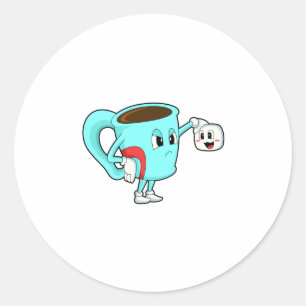 Sticker Rond Tasse avec café.PNG
