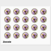 Sticker Rond TASTE & VOIR ~ Enveloppe Sealers/Stickers (Feuille)
