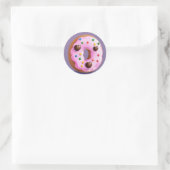 Sticker Rond Tasty Doughnut (Sac)