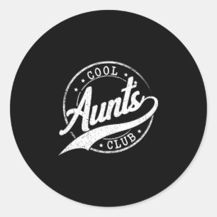 Sticker Rond Tatie Taties Club Papa Promu