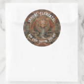 Sticker Rond Tatouage japonais Dragon Tatouage Art, Tatouage Pa (Sac)