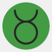 Sticker Rond Taureau (Devant)