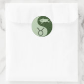 Sticker Rond Taureau Yin Yang (Sac)