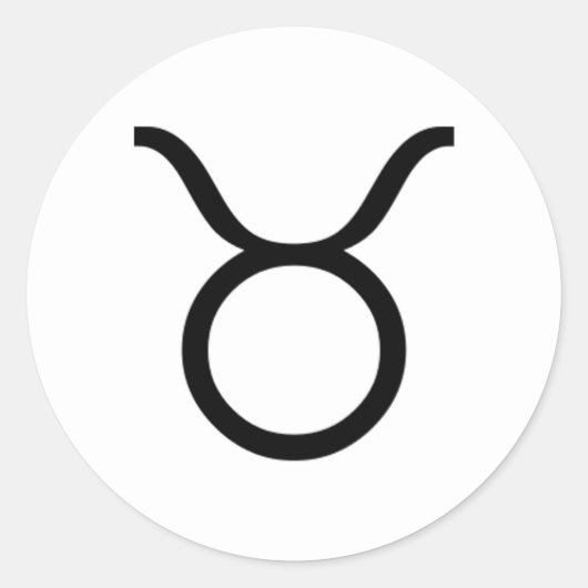 Sticker Rond Taurus (Devant)