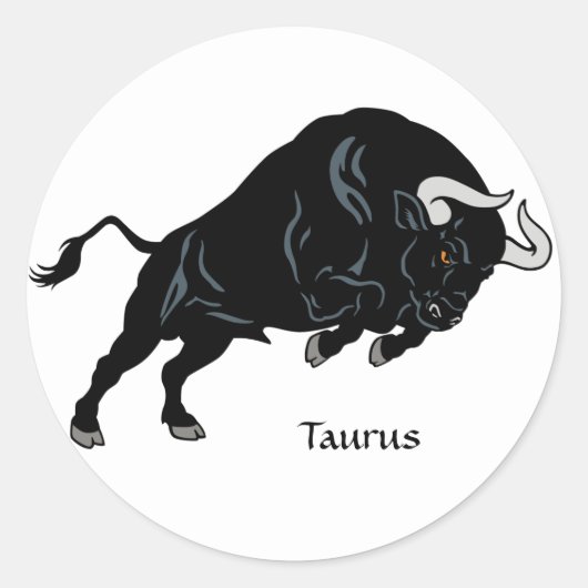 Sticker Rond taurus (Devant)