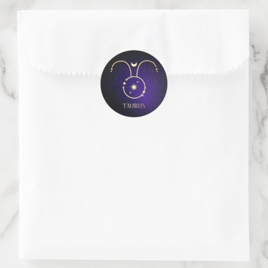 Sticker Rond Taurus (Sac)