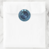 Sticker Rond Taurus/Rat (Sac)
