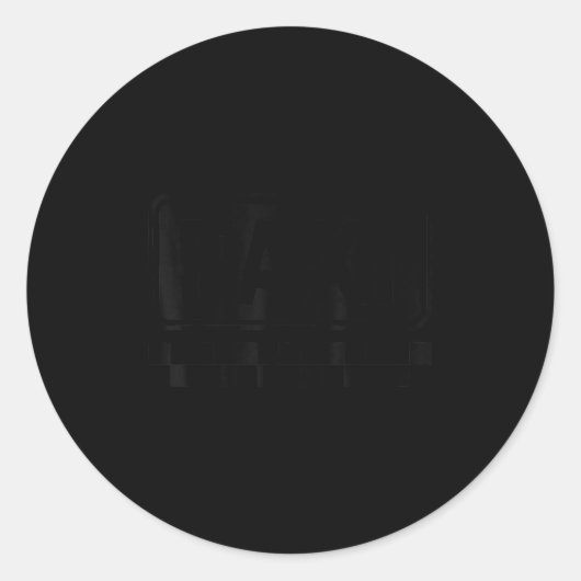 Sticker Rond Taxi Driver Shirt Adult Men Women Kids Yellow Taxi (Devant)