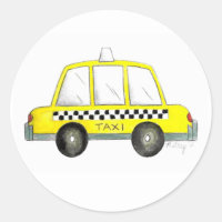 Taxi Jaune New York City NYC À damiers cabine