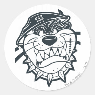 Sticker Rond TAZ™ - Rebel 8