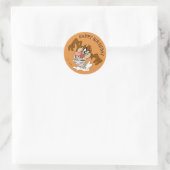 Sticker Rond TAZ™ Tourbillon Tornade (Sac)
