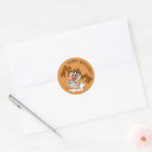 Sticker Rond TAZ™ Tourbillon Tornade (Enveloppe)